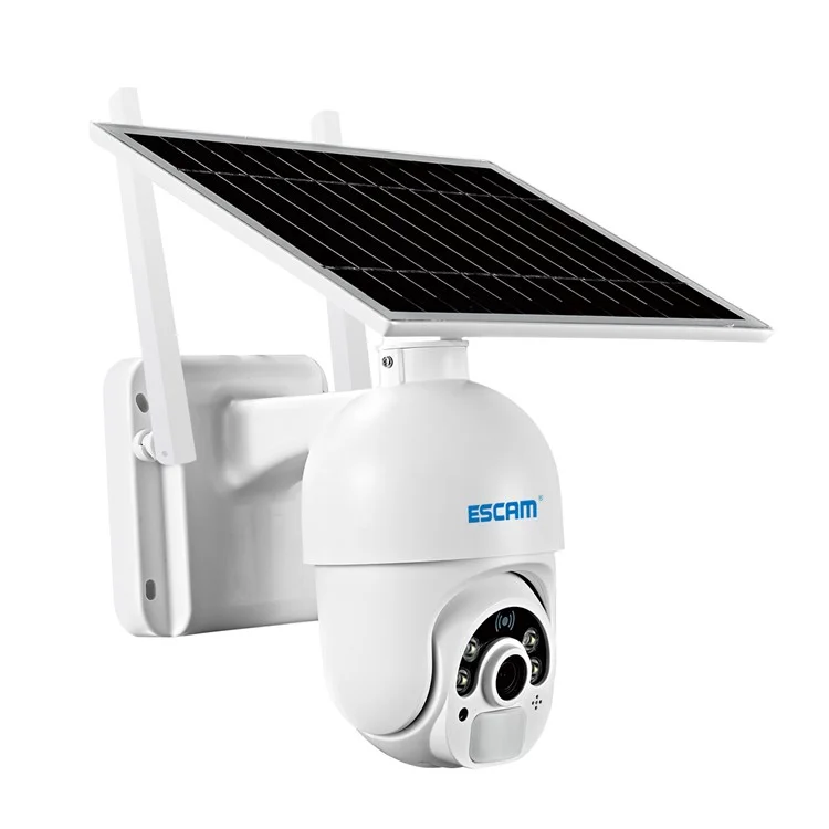ESCAM QF250 Câmera IP WiFi Solar 1080P Câmera de Segurança Residencial Alimentada por Bateria e Painel Solar WiFi Sem Fio de 6W