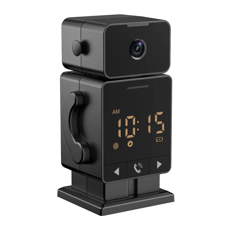 C11 Tuya WiFi Security Camera Alarm Clock Two Way Audio Night Vision HD Surveillance Camera - EU Plug