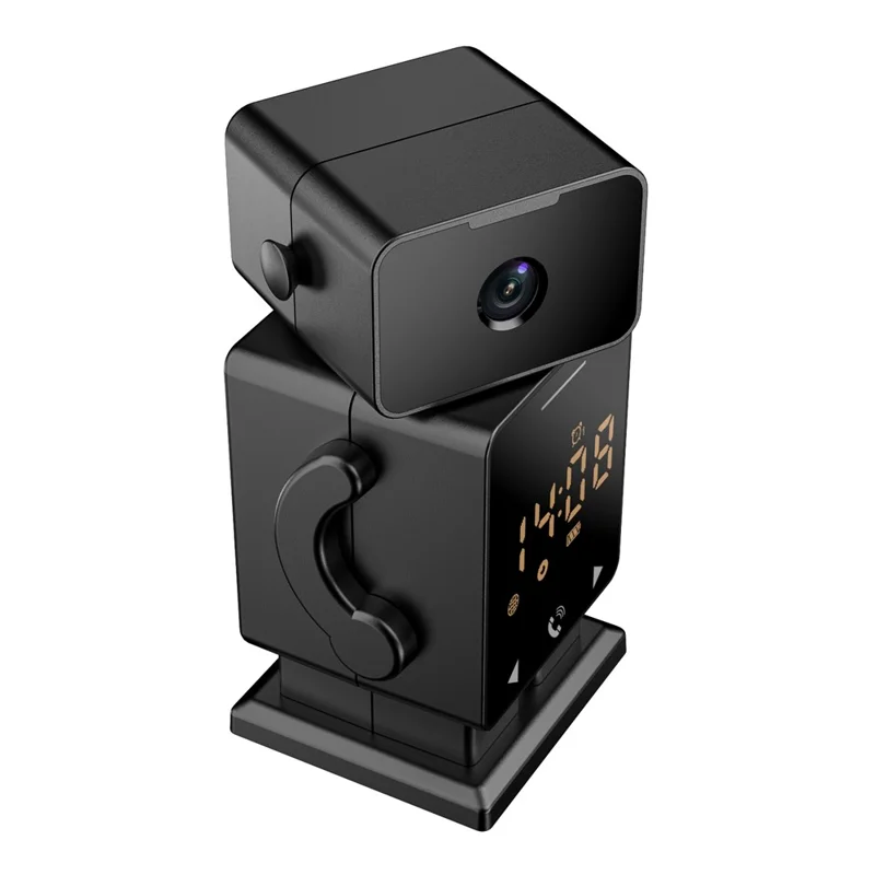 C11 Tuya WiFi Security Camera Alarm Clock Two Way Audio Night Vision HD Surveillance Camera - EU Plug