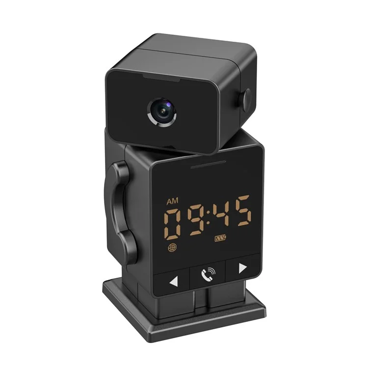 C11 Tuya WiFi Security Camera Alarm Clock Two Way Audio Night Vision HD Surveillance Camera - EU Plug