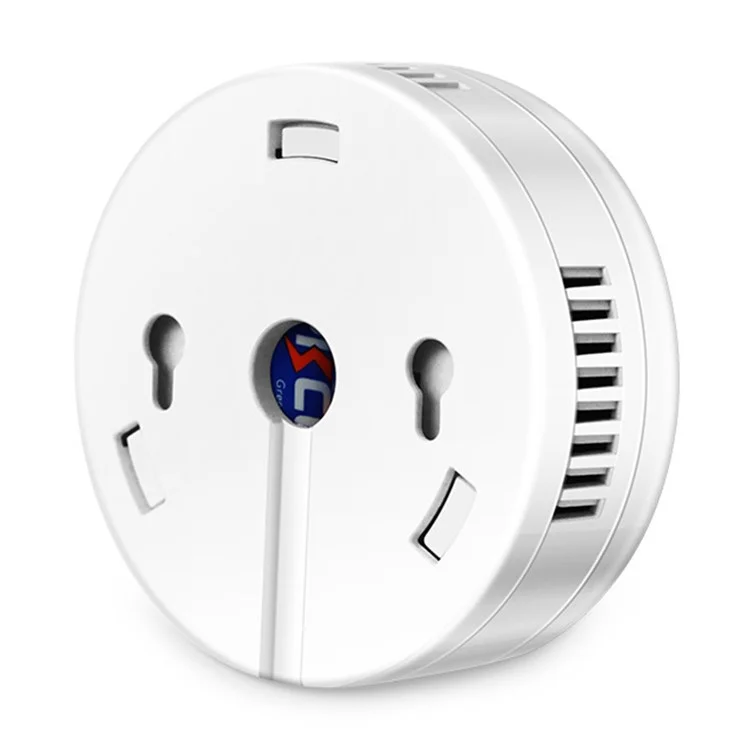 Detector de Monóxido de Carbono Inteligente WiFi CO400A Compatible con Alexa / Asistente de Google, Monitor en Tiempo Real (Sin Batería)
