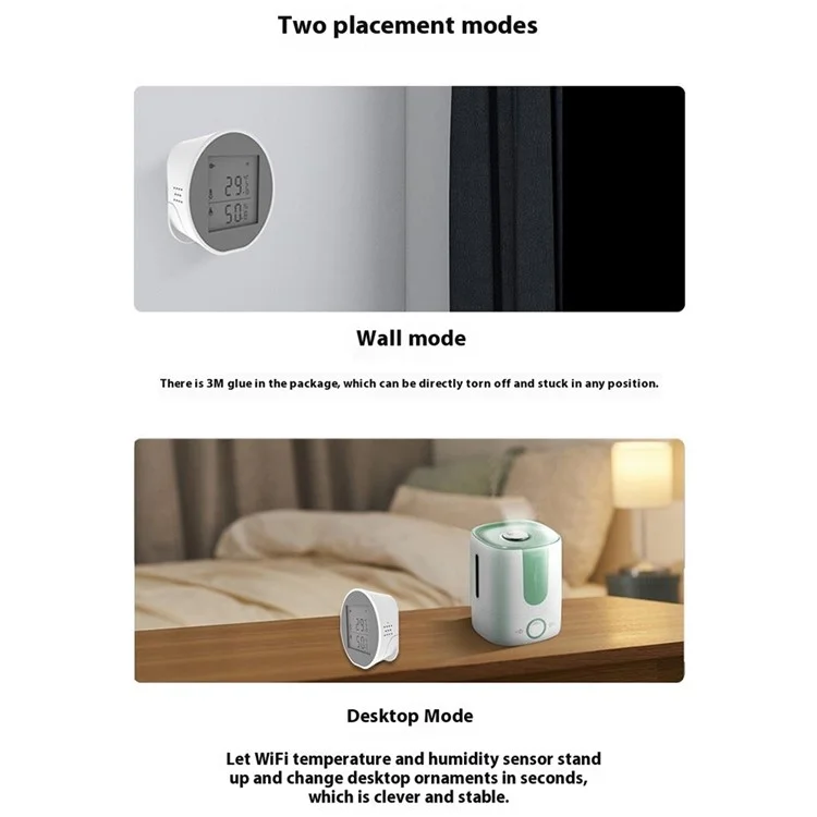 Detector de Fugas de Agua WiFi SQ400B Inteligente con Sensor de Desbordamiento y Sirena, Monitor en Tiempo Real Compatible con Alexa y Google Assistant