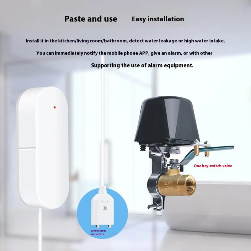 FM400A Smart WiFi Valve Actuator Remote Wireless Control Water / Gas Valve Voice Assistant Compatible