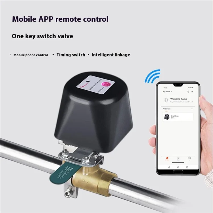 FM400A Smart WiFi Valve Actuator Remote Wireless Control Water / Gas Valve Voice Assistant Compatible