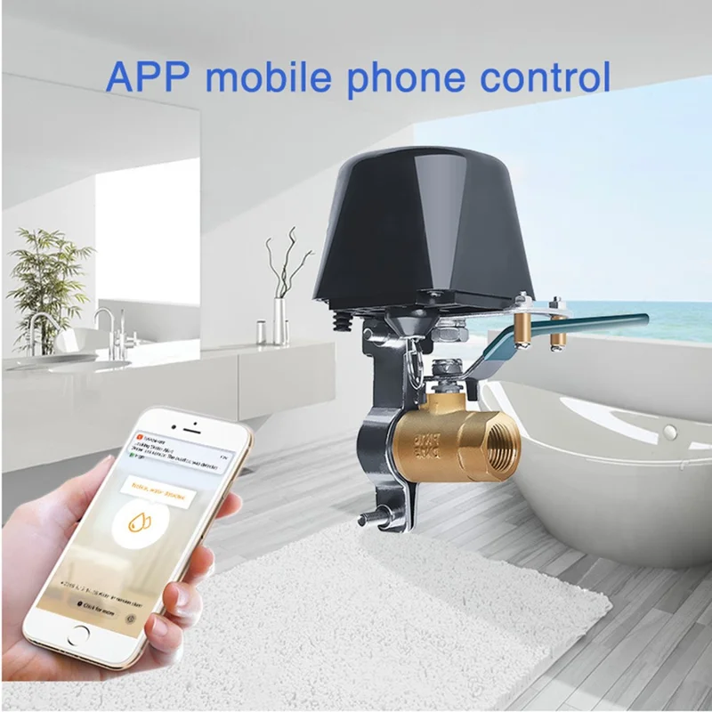 FM500ATuya Smart Zigbee Valve Actuator Water / Gas Valve Remote Wireless Control Compatible with Alexa Google Assistant