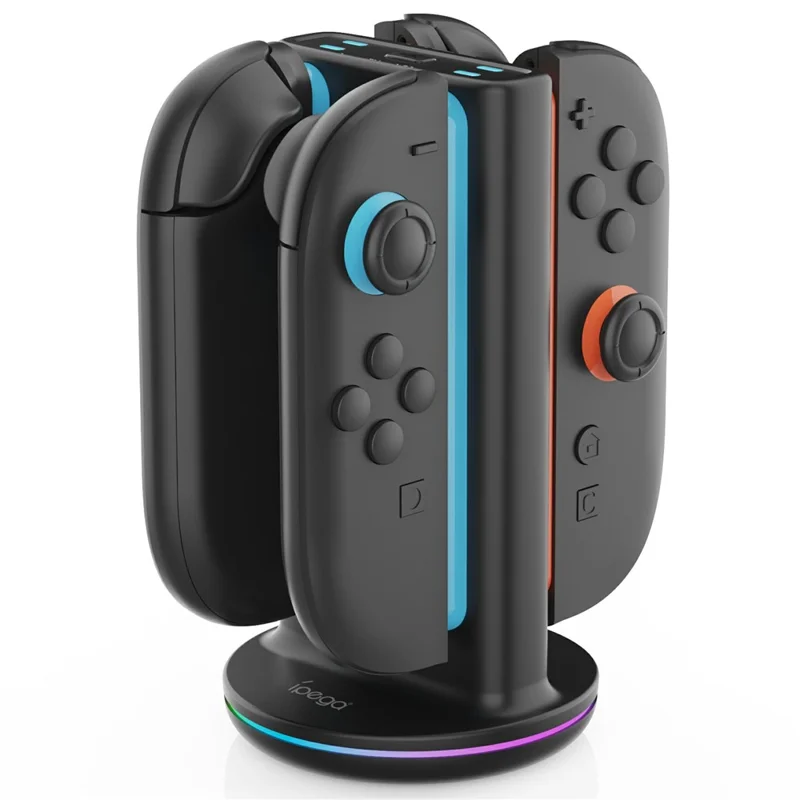 IPEGA PG-SW2051 Pour Nintendo Switch 2 Joy-Con Chargeur de Manette Station de Charge 4 en 1 avec Indicateur LED