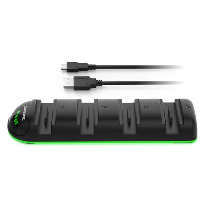 DOBE TNS-31114 Pour Nintendo Switch 2 Chargeur de Joy-Con 4 en 1 Chargeur portable avec indicateur LED