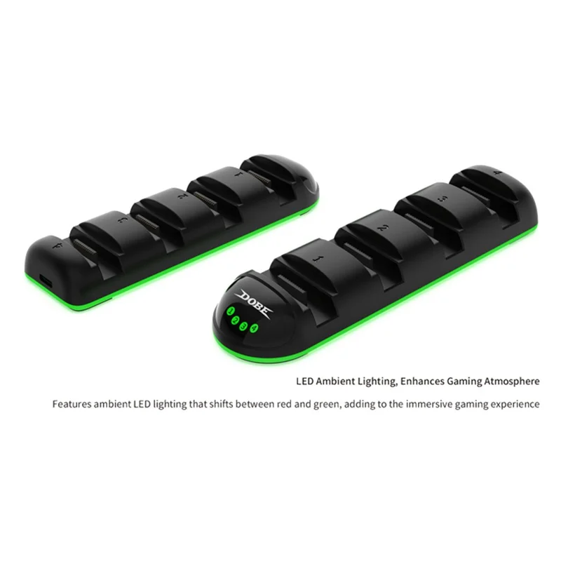DOBE TNS-31114 Pour Nintendo Switch 2 Chargeur de Joy-Con 4 en 1 Chargeur portable avec indicateur LED