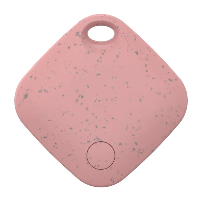 Tag03 Pour Dispositif de Recherche Google Tracker Bluetooth Compatible Biodégradable de Positionnement Global Détecteur Anti-Perte - Rose