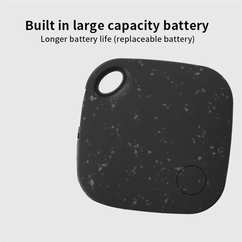 Tag03 Pour Dispositif de Recherche Google Tracker Bluetooth Compatible Biodégradable de Positionnement Global Détecteur Anti-Perte - Rose