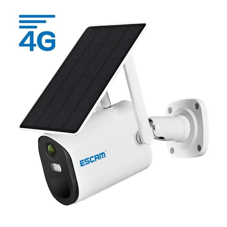 ESCAM QF490 1080P 4G PIR Solar Alline Alling Dome Visualizza Notte CCTV Pan/tilt Monitor - Edizione ue