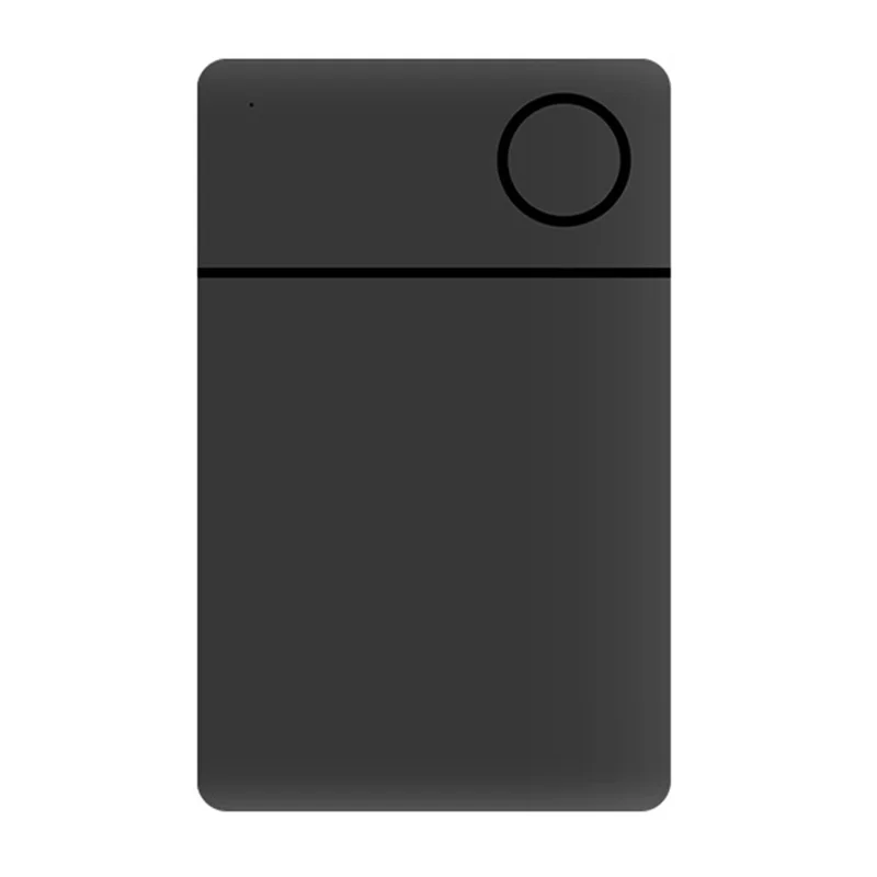 icard01 Global Positioning Tracker Ultra Thin Anti Lost Locator Compatible with Apple Find My - Black