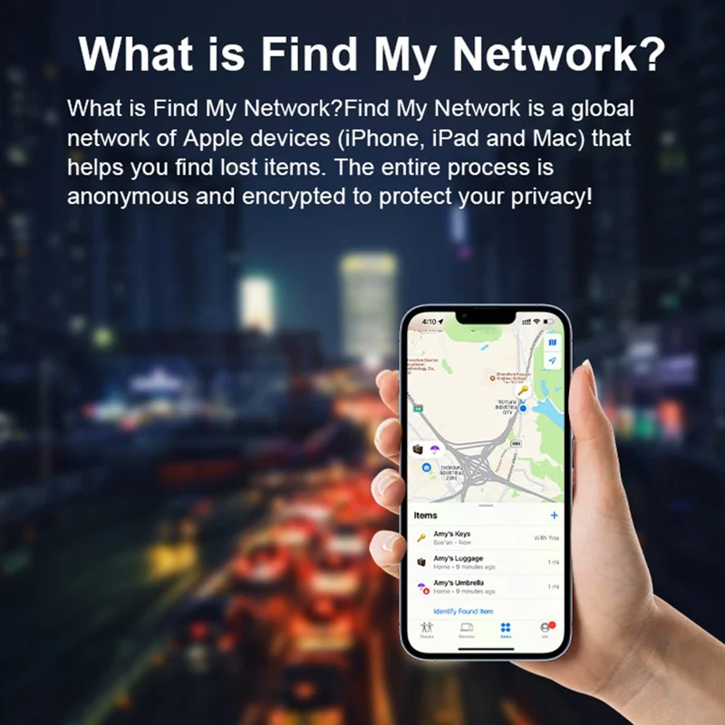 Itag12 für Apple Find My Bluetooth-kompatiblen Lokalisator Haustier Kind Ortungsgerät - Schwarz