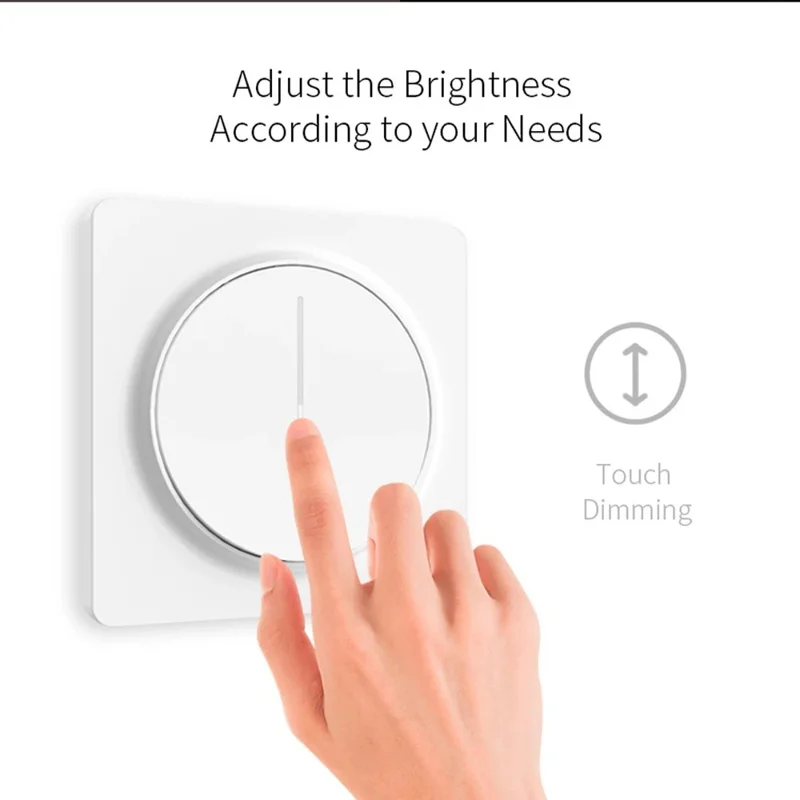 RD01 Zigbee LED Dimmer Control Panel Rotary Knob Light Brightness Adjustor Triac Dimming Switch