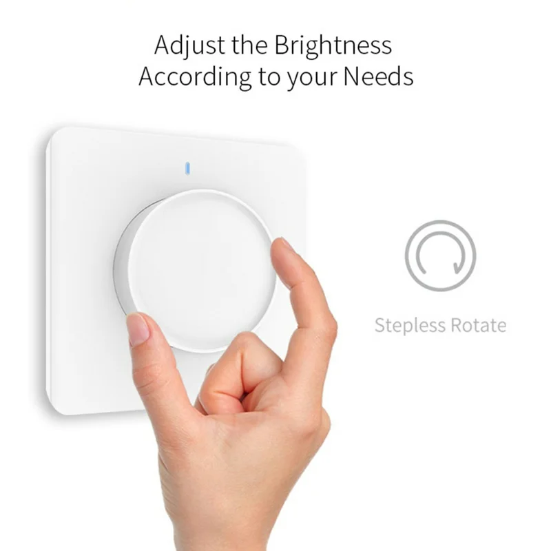 RD01 WiFi LED Dimmer Control Panel Rotary Switch Knob Light Brightness Adjuster