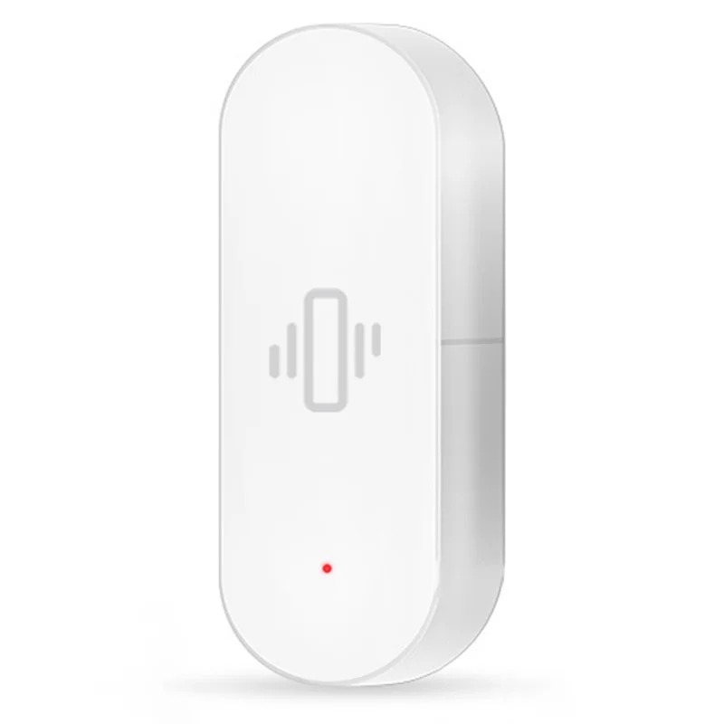 VB02 Tuya Capteur de Vibration WiFi pour Porte avec Détection en Temps Réel, Alarme de Mouvement et Choc à Distance via Application