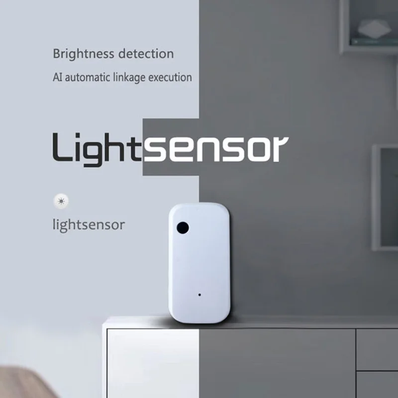 LS01 Tuya WiFi Light Sensor Smart Illumination Detector Brightness Sensing Device