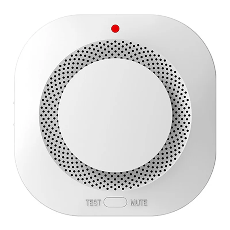 Détecteur de fumée SM441W WiFi Système d'alarme domestique intelligent Capteur de fumée multifonctionnel