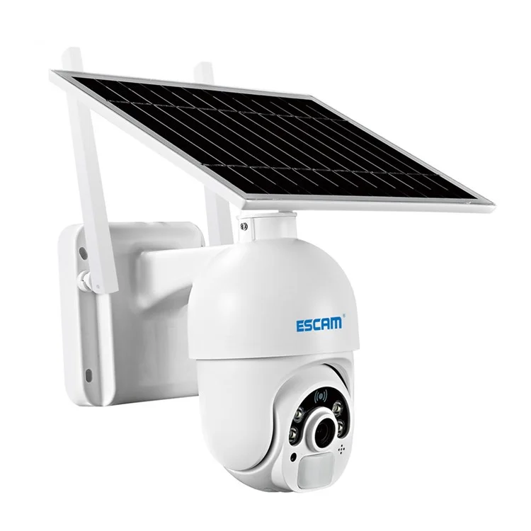 ESCAM QF450 1080P Cloud Storage 4G PIR Alarm Dome Pan/Tilt CCTV IP Camera with Solar Panel - EU Edition