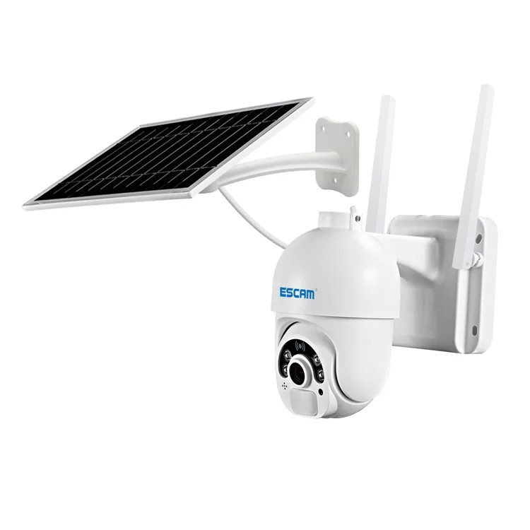 ESCAM QF450 1080P Cloud Storage 4G PIR Alarm Dome Pan/Tilt CCTV IP Camera with Solar Panel - EU Edition