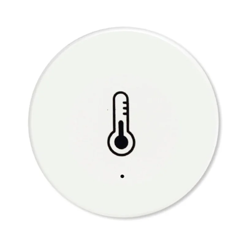 HS06 Tuya Zigbee Round Temperature Humidity Sensor Smart Home Indoor Thermometer Detector