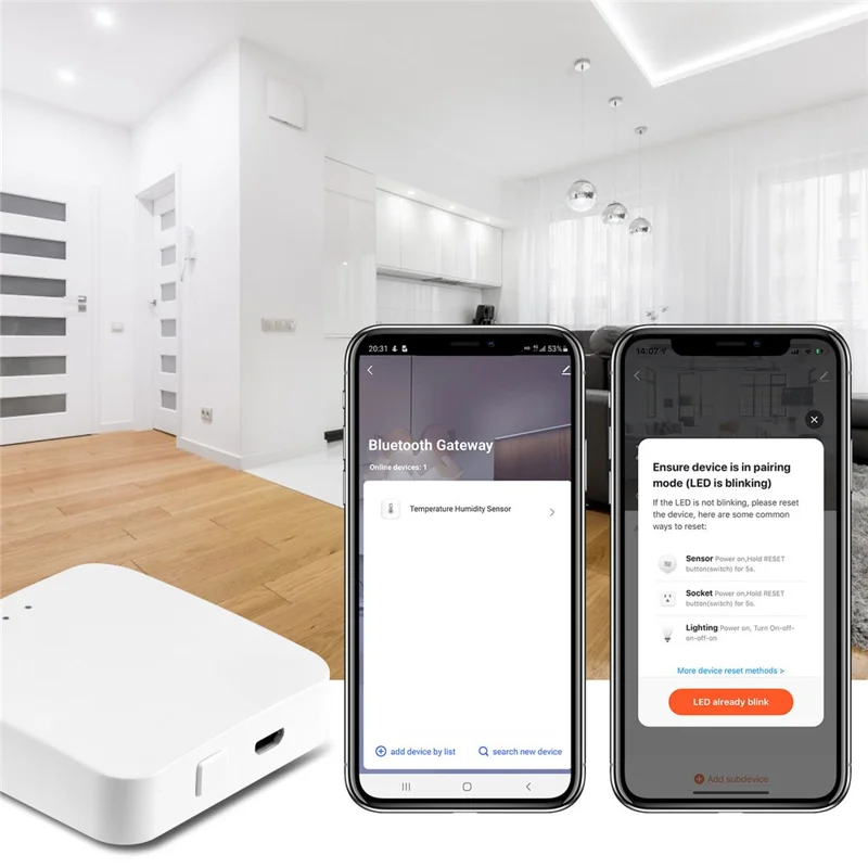 GW003 Tuya Bluetooth-Compatible Smart Home Gateway Wireless Remote Control Intelligent MESH Network Hub
