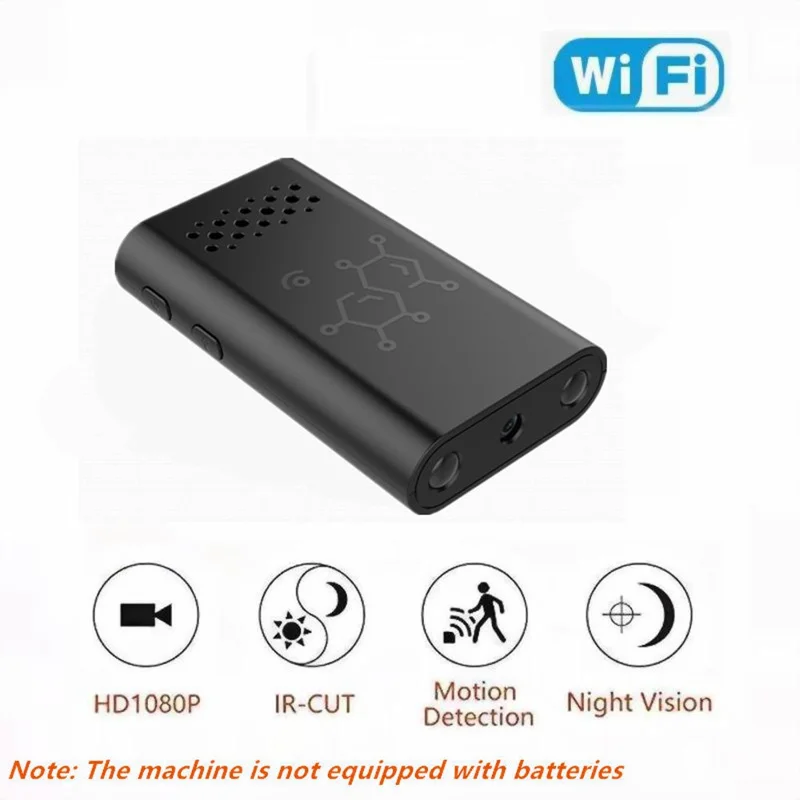 XF Mini Caméra de Sécurité sans Fil WiFi pour Maison Haute Définition Vision Nocturne Surveillance à Distance Compatible Android iOS