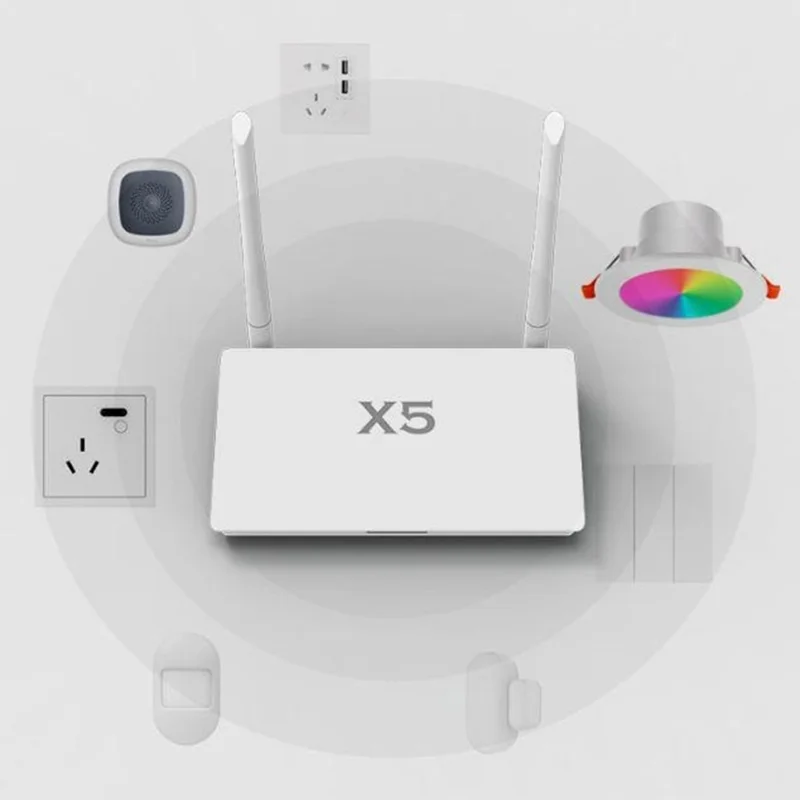 GW019 X5 Multi-Mode Smart Gateway Zigbee3.0 Bluetooth-Compatible Central Hub for Whole House - US Plug