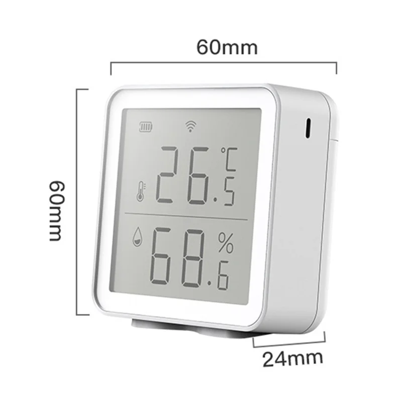 Détecteur de température et d'humidité WiFi TH03 - Thermomètre et hygromètre intérieur sans fil