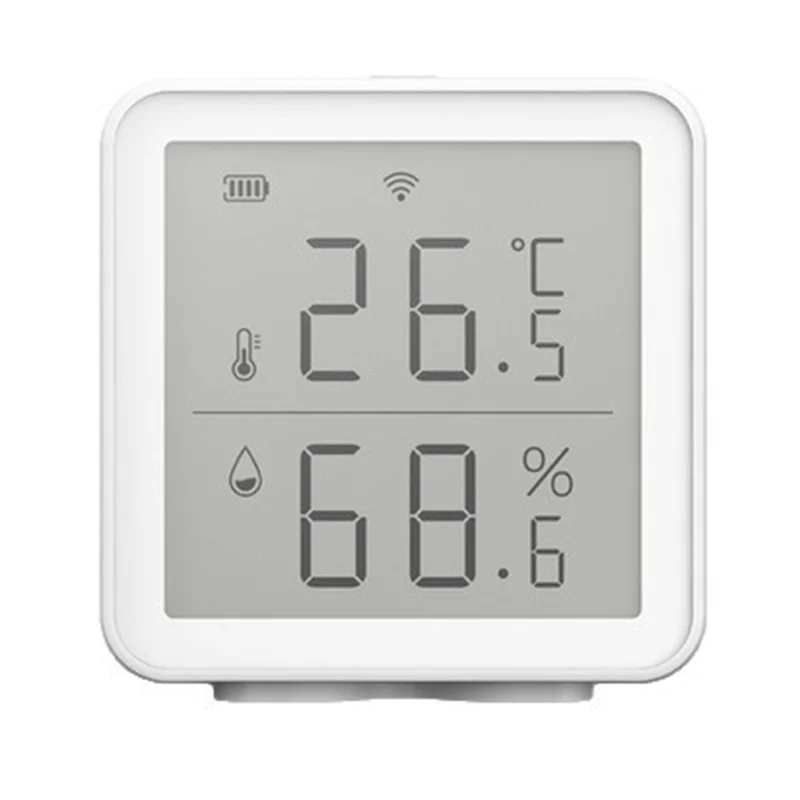 Détecteur de température et d'humidité WiFi TH03 - Thermomètre et hygromètre intérieur sans fil