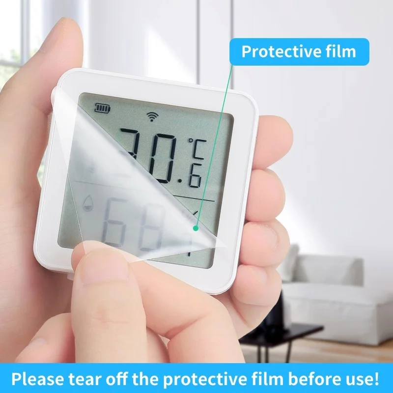 Détecteur de température et d'humidité WiFi TH03 - Thermomètre et hygromètre intérieur sans fil