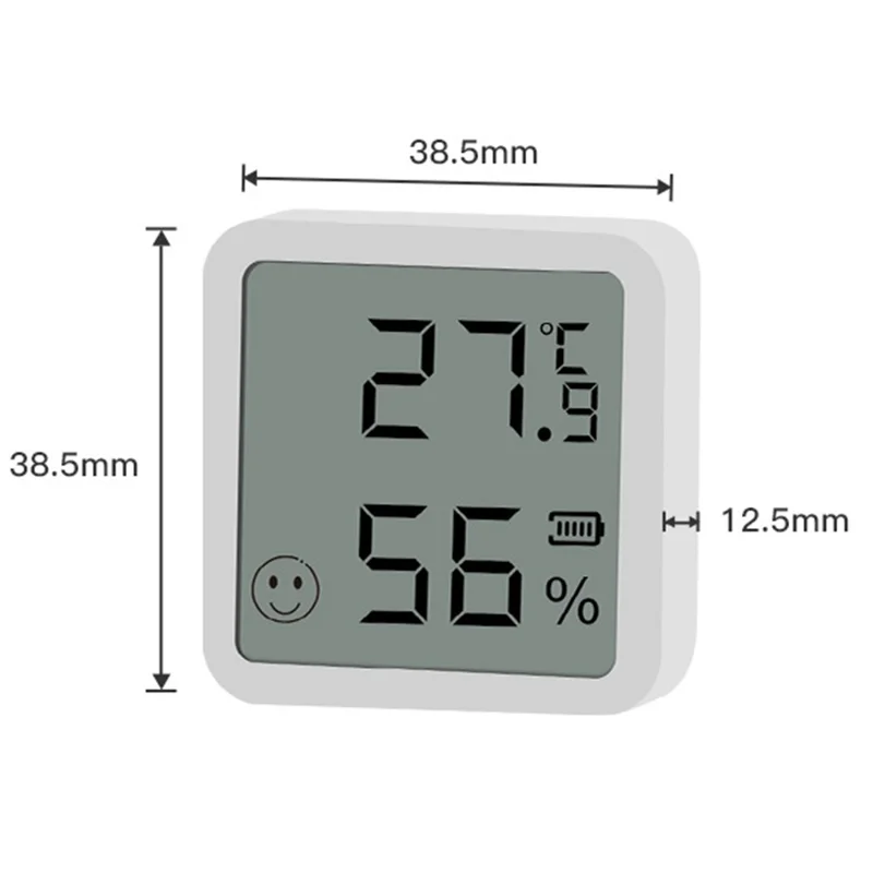 TH05 Thermomètre Hygromètre Compatible Bluetooth Écran LCD Capteur de Température et d'Humidité