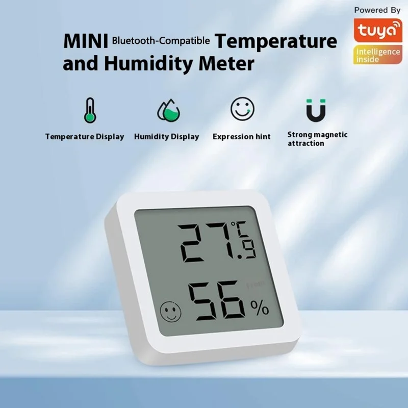TH05 Thermomètre Hygromètre Compatible Bluetooth Écran LCD Capteur de Température et d'Humidité
