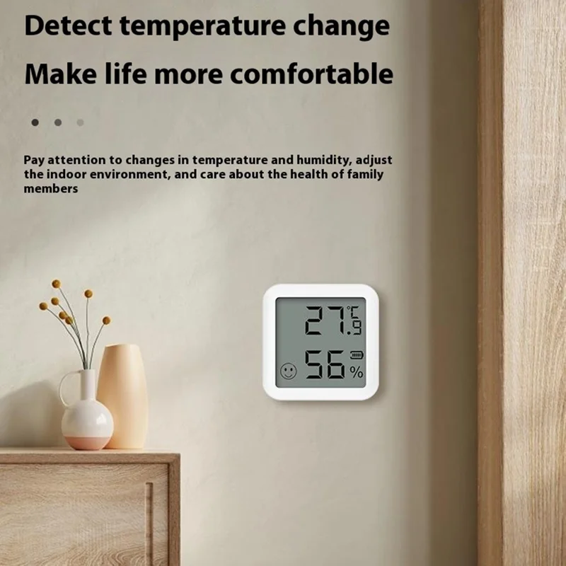 TH05 Thermomètre Hygromètre Compatible Bluetooth Écran LCD Capteur de Température et d'Humidité
