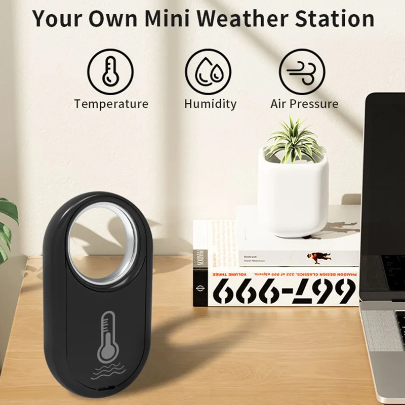 HS09 Wireless Bluetooth-Compatible Temperature Humidity Sensor Smart Digital Thermometer Hygrometer