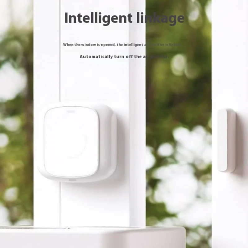 DS10 Intelligenter Tür-Fenster-Sensor Magnetischer Drahtloser Schalter Detektor für Heimsicherheitsalarm - Zigbee