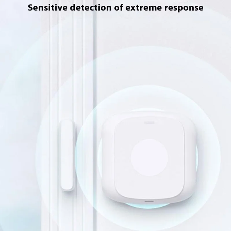 DS10 Intelligenter Tür-Fenster-Sensor Magnetischer Drahtloser Schalter Detektor für Heimsicherheitsalarm - Zigbee