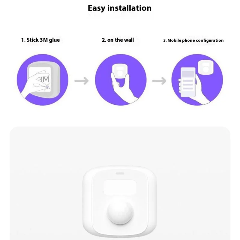 MS11 WiFi / Zigbee Беспроводной инфракрасный датчик движения PIR для умного дома - WiFi-версия