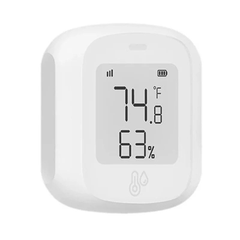 TH10 Smart Wireless Temperatur- und Luftfeuchtigkeitssensor mit Aktualisierungstaste für Smart Home Fernüberwachung - WiFi-Version
