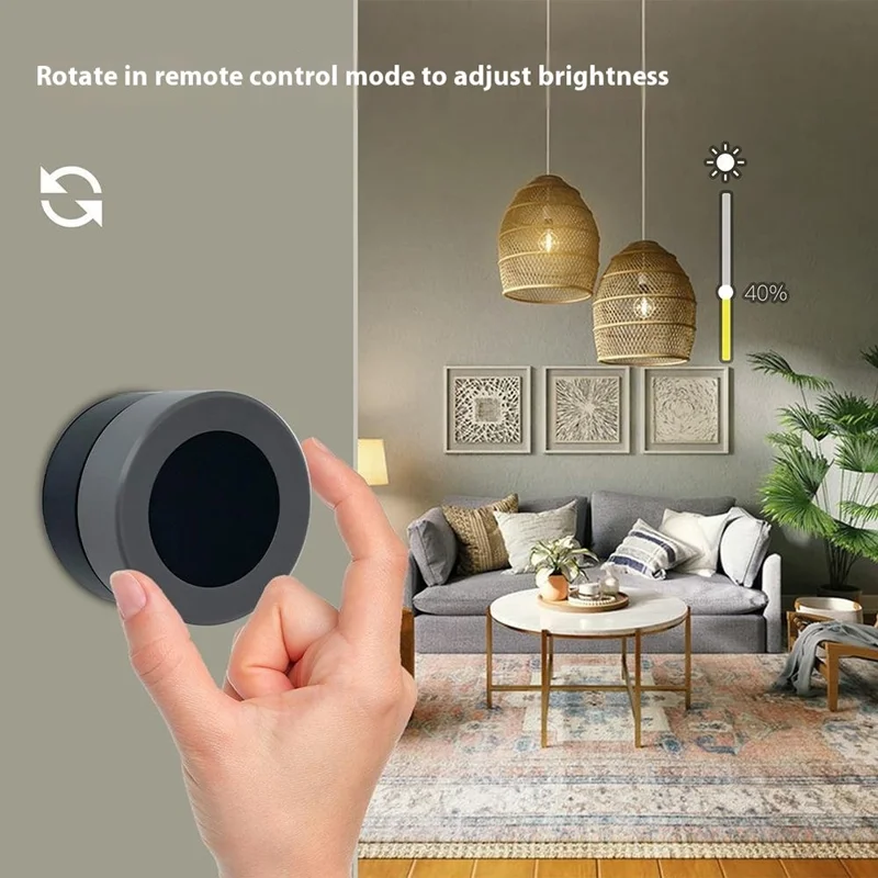 SC05 Zigbee Smart Home Switch Rotary Knob Wireless Remote Control Dimmer