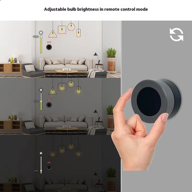 SC05 Zigbee Smart Home Switch Rotary Knob Wireless Remote Control Dimmer