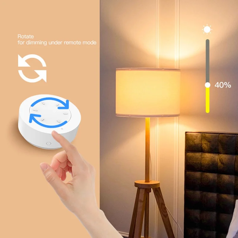 SC20 Botão de Cena Inteligente Interruptor Sem Fio Zigbee Controle Remoto para Iluminação Domótica Dimmer / Configuração de Cena