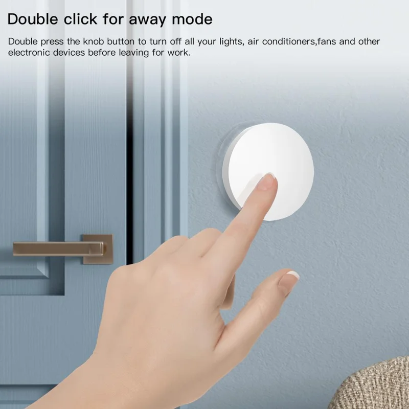 SC021 Smart Home Zigbee One-Click Scene Switch Wireless Control Light Management Panel - Yellow