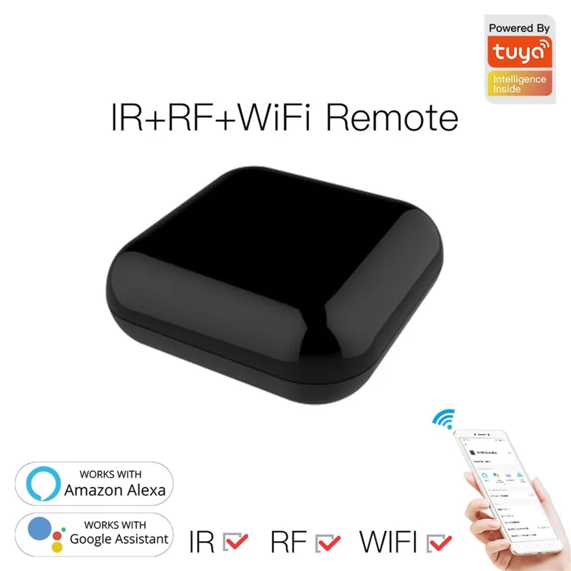 IR11 WiFi Smart Universal Remote Control IR RF Learning Voice Control Smart Home RF433 Infrared Radio Frequency Controller