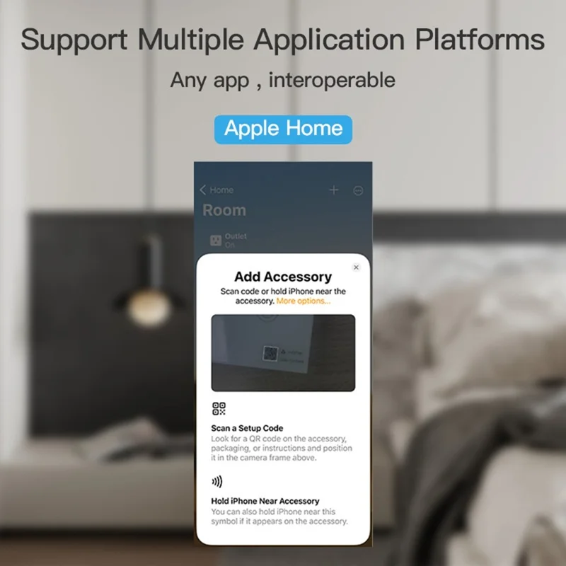 SB03 Matter 3-Fach WiFi Smart Switch Homekit Drahtloser Sprachsteuerungs-Schalter