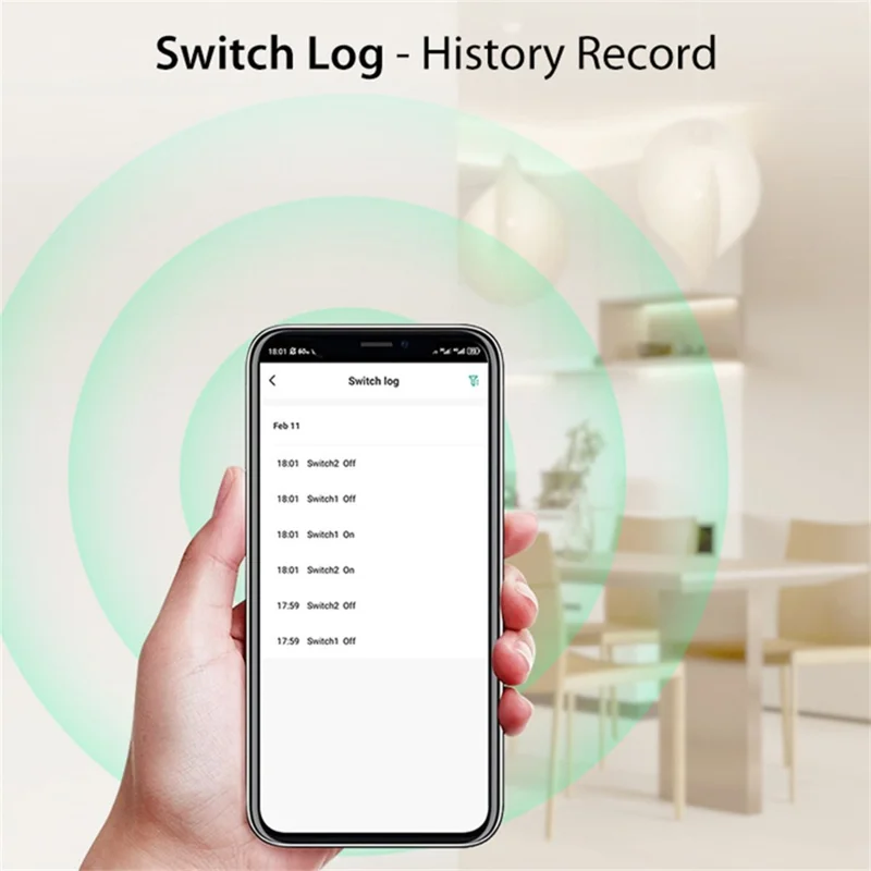 Matter SB04 für Homekit 4-Kanal WiFi Smart Switch Modul Drahtlose Sprachsteuerung Versteckte Fernbedienung