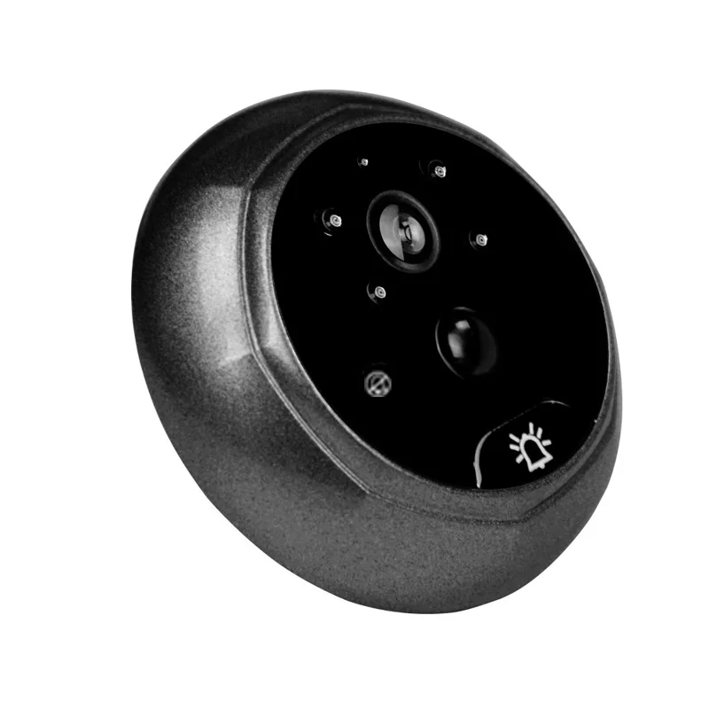 Visor electrónico de 4,5 pulgadas para mirilla con detección de movimiento, grabación de fotos y vídeo, timbre de vídeo 45AHD-M