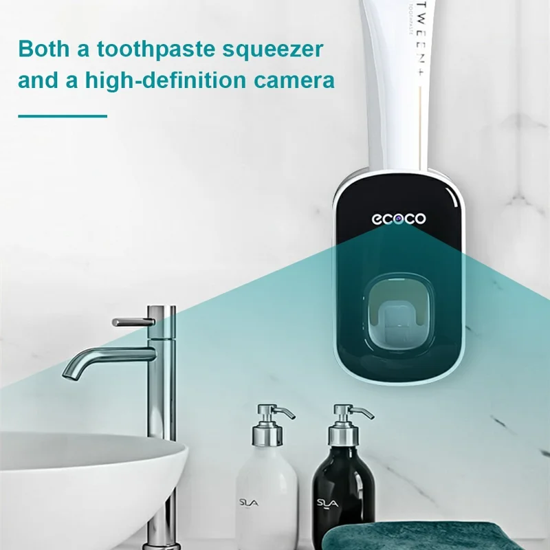 Multifunctional Automatic Toothpaste Dispenser WiFi Camera Motion Detection Hidden Spy Cam for Home