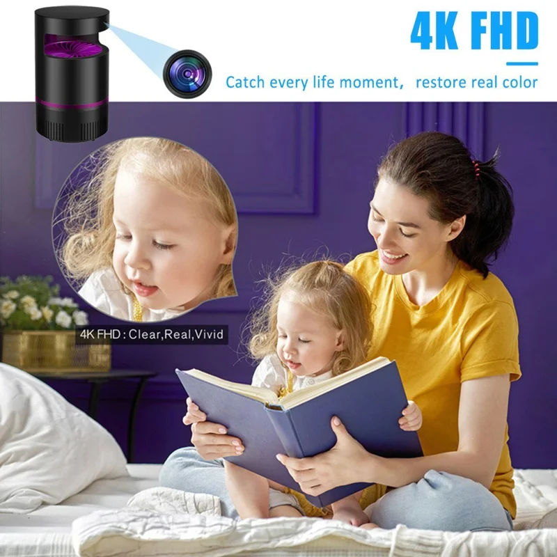 Lampada antizanzare multifunzionale con Telecamera WiFi e Rilevamento di Movimento HD 1080P per la Sicurezza Domestica