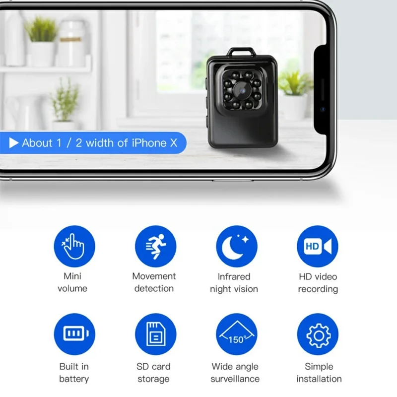 High Definition Night Vision Rechargeable Smart Camera Motion Detection 1080P Sports Action Camera